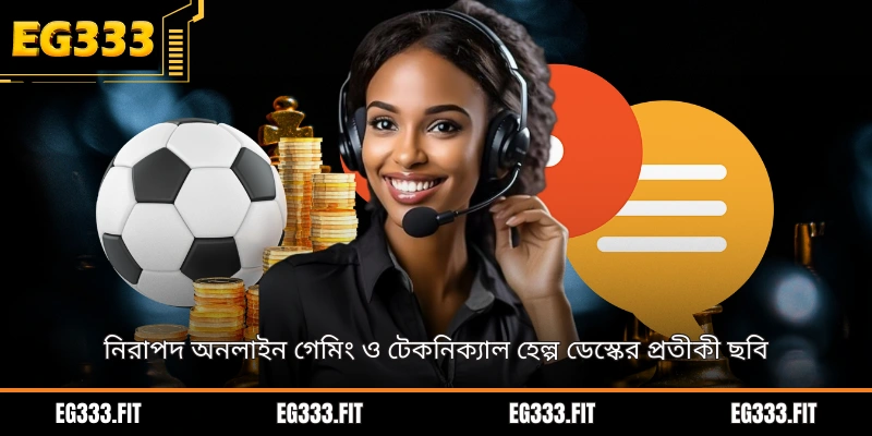 নিরাপদ অনলাইন গেমিং ও টেকনিক্যাল হেল্প ডেস্কের প্রতীকী ছবি