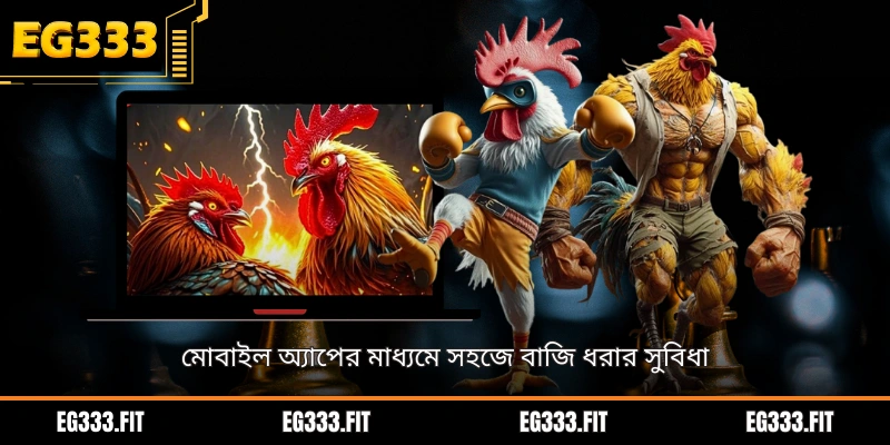 মোবাইল অ্যাপের মাধ্যমে সহজে বাজি ধরার সুবিধা