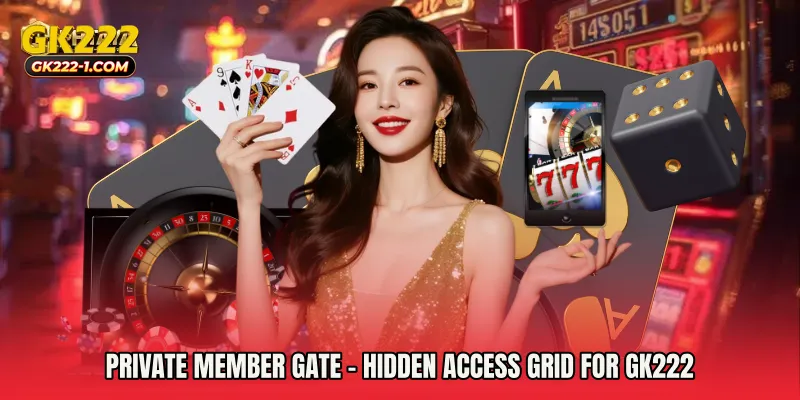 Private Member Gate - Hidden Access Grid For GK222