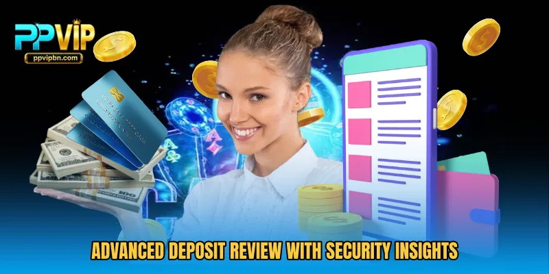 Advanced deposit review with security insights