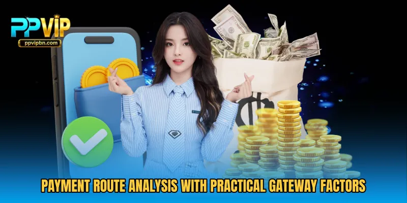 Payment route analysis with practical gateway factors
